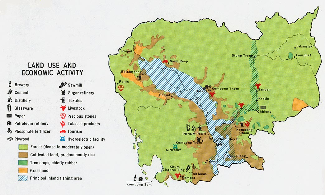 cambodia map