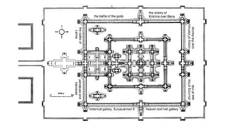 site and plan of angkor