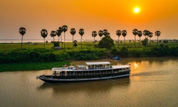 Boat on river