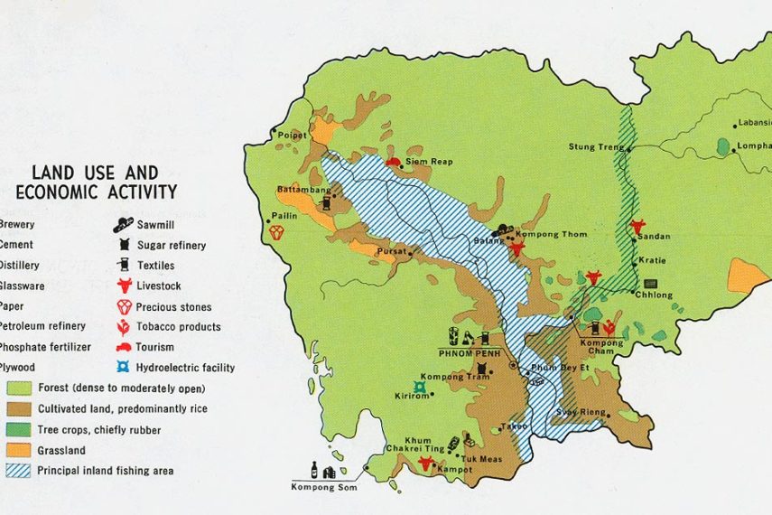 cambodia map