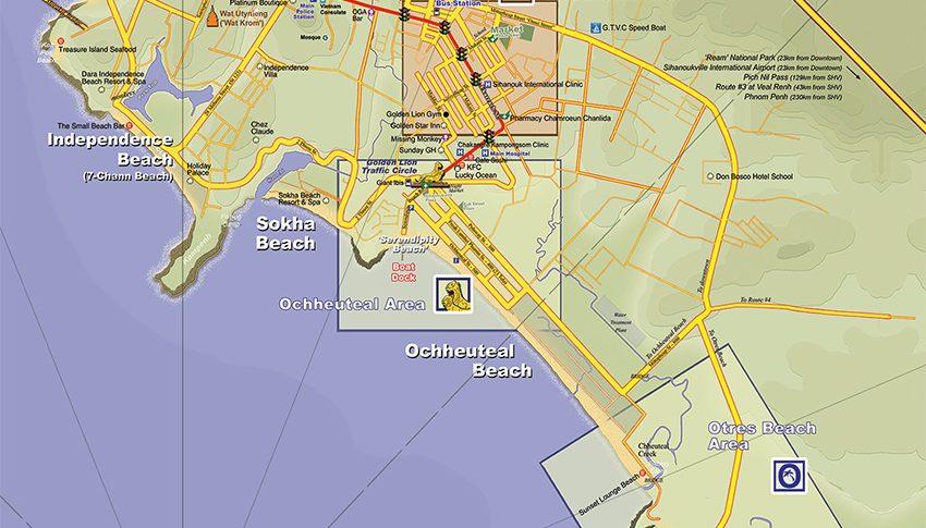 Sihanoukville map